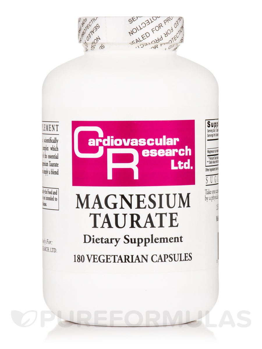 Magnesium TaurateCardiovascular Research Functional Medicine of